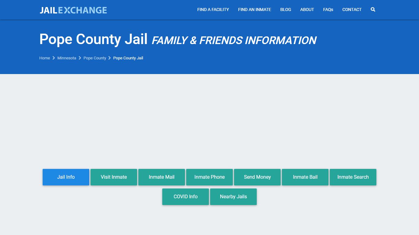 Pope County Jail MN | Booking, Visiting, Calls, Phone